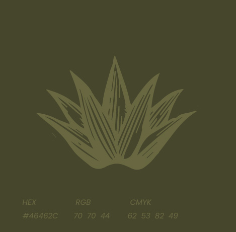 logo sobre naranja